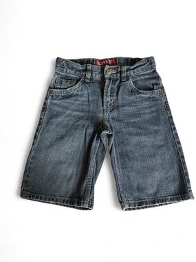 Levi’s Kids Size 6 Dark Wash Denim Shorts Boho EUC